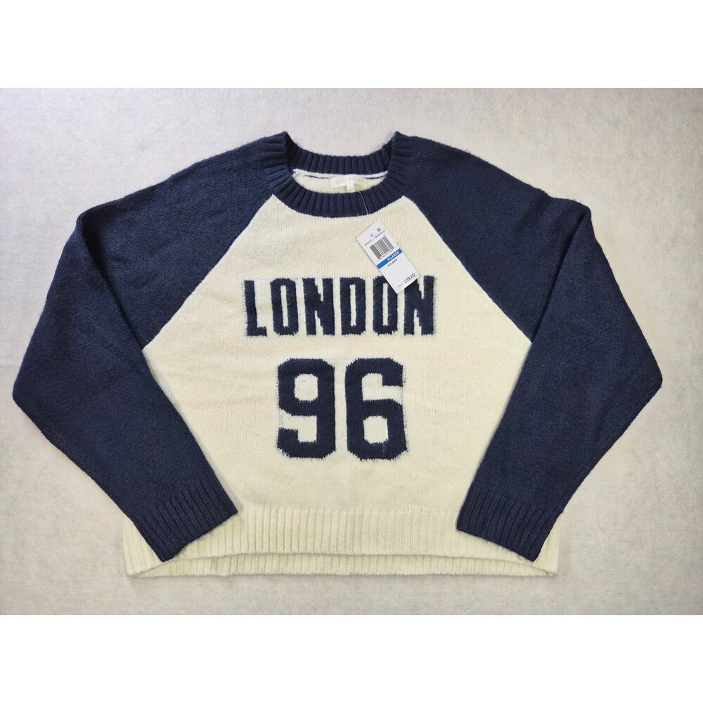 It Girl 90s style Cozy Fall sweater Collegecore Academia Sporty sz XL #2176